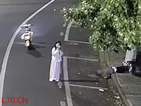 宁波街头深夜守护重伤男子的女孩找到了！女孩深夜报警守护重伤男子