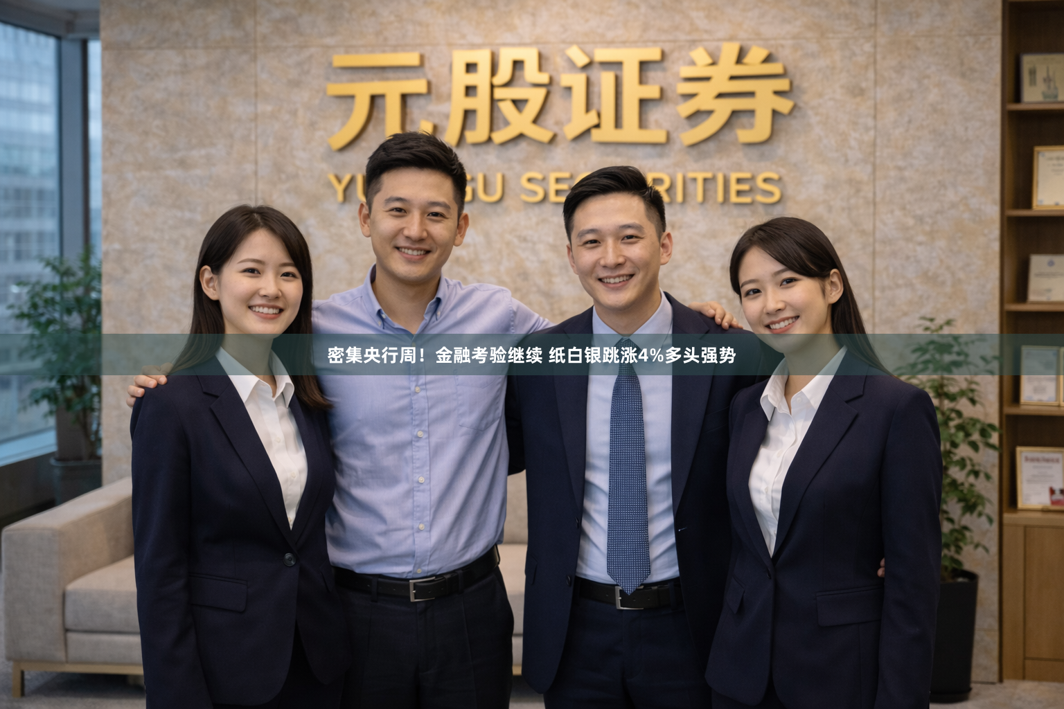 密集央行周！金融考验继续 纸白银跳涨4%多头强势